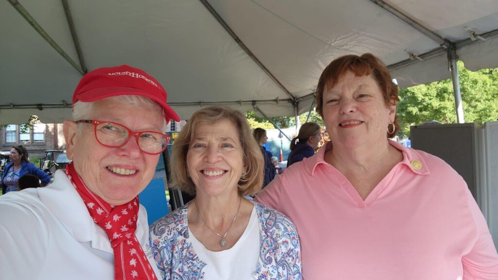 Maureen Kuhn, Kathy Sharkey & Catherine Burke at MHC on 8/30/24